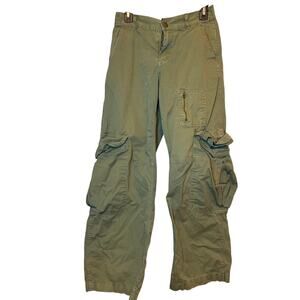 BDG Size 2 Cargo Green Baggy Pants Y2K Kim Possible KP Grunge